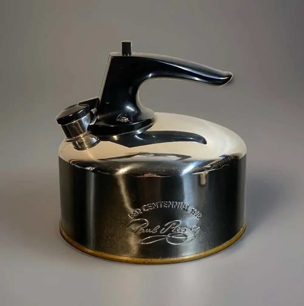 Rare 1992 Centennial Paul Revere Ware Copper Bottom Whistling Tea Kettle 1Qt Vtg